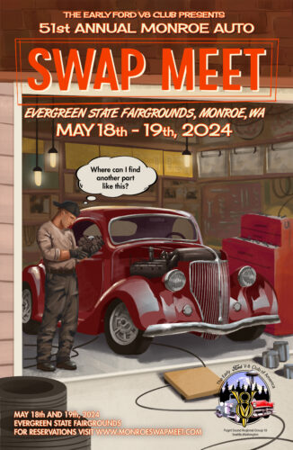 2024 Annual Monroe Auto Swap Meet poster